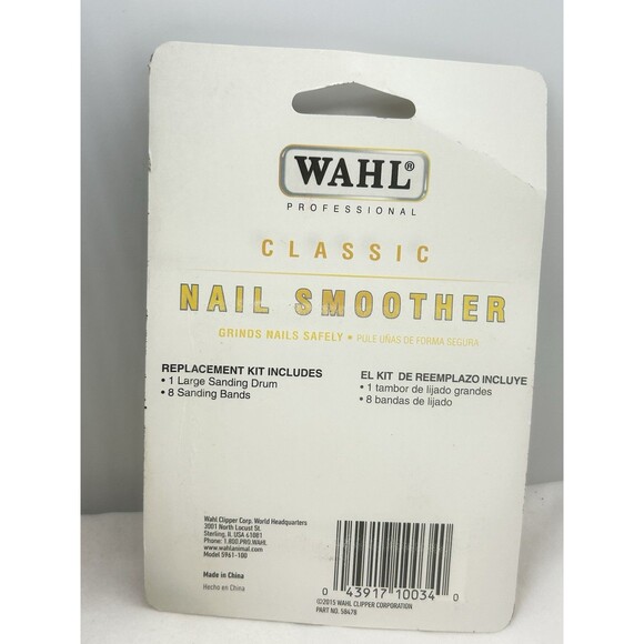 Wahl 5971 Classic Nail Smoother, Battery Operated Nail Drill for Pets + Refills - Picture 5 of 6